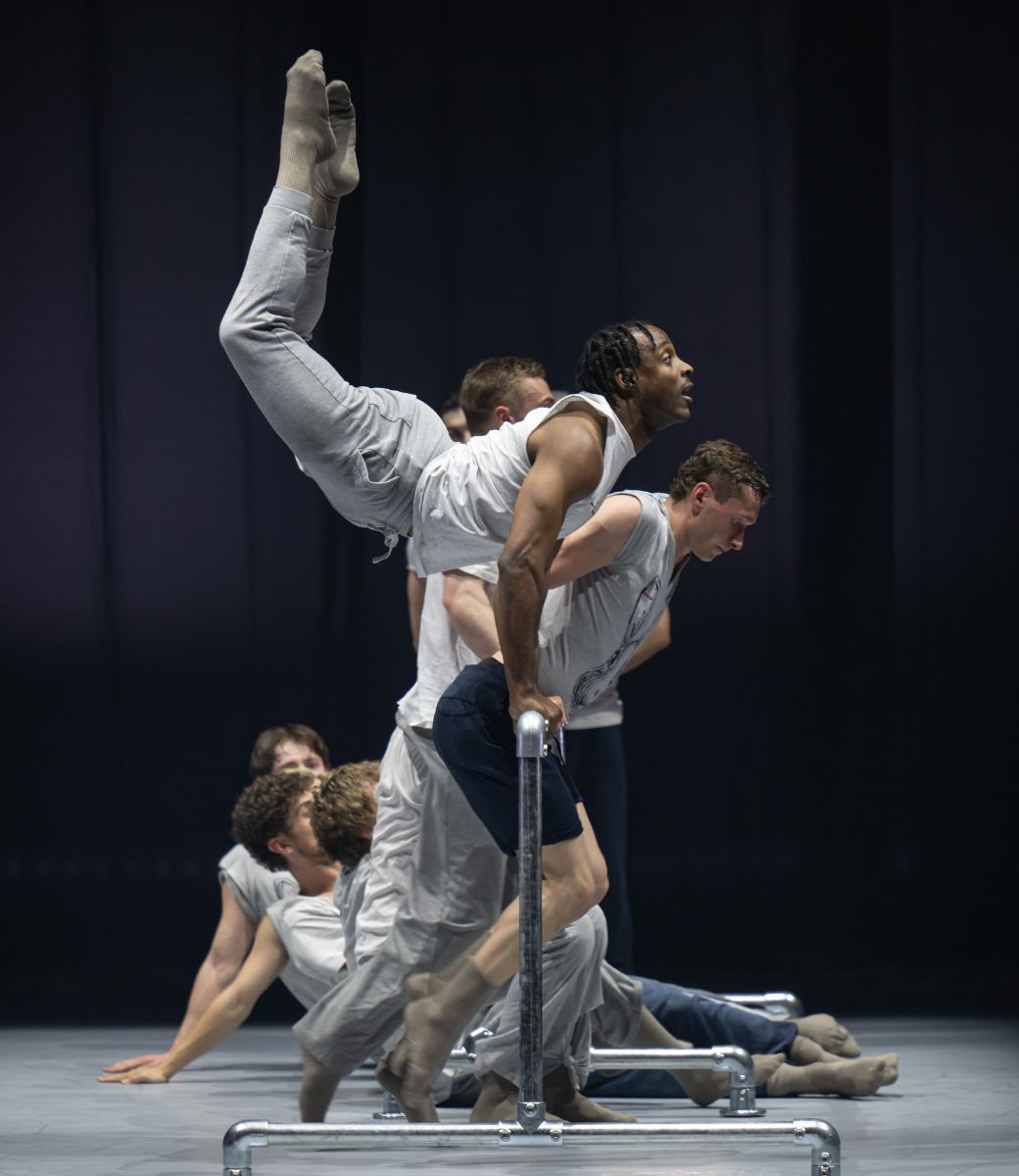 Yasset Roldan and the BalletBoyz in Javier de Frutos&rsquo; <i>Fiction</i> &copy; Amber Hunt