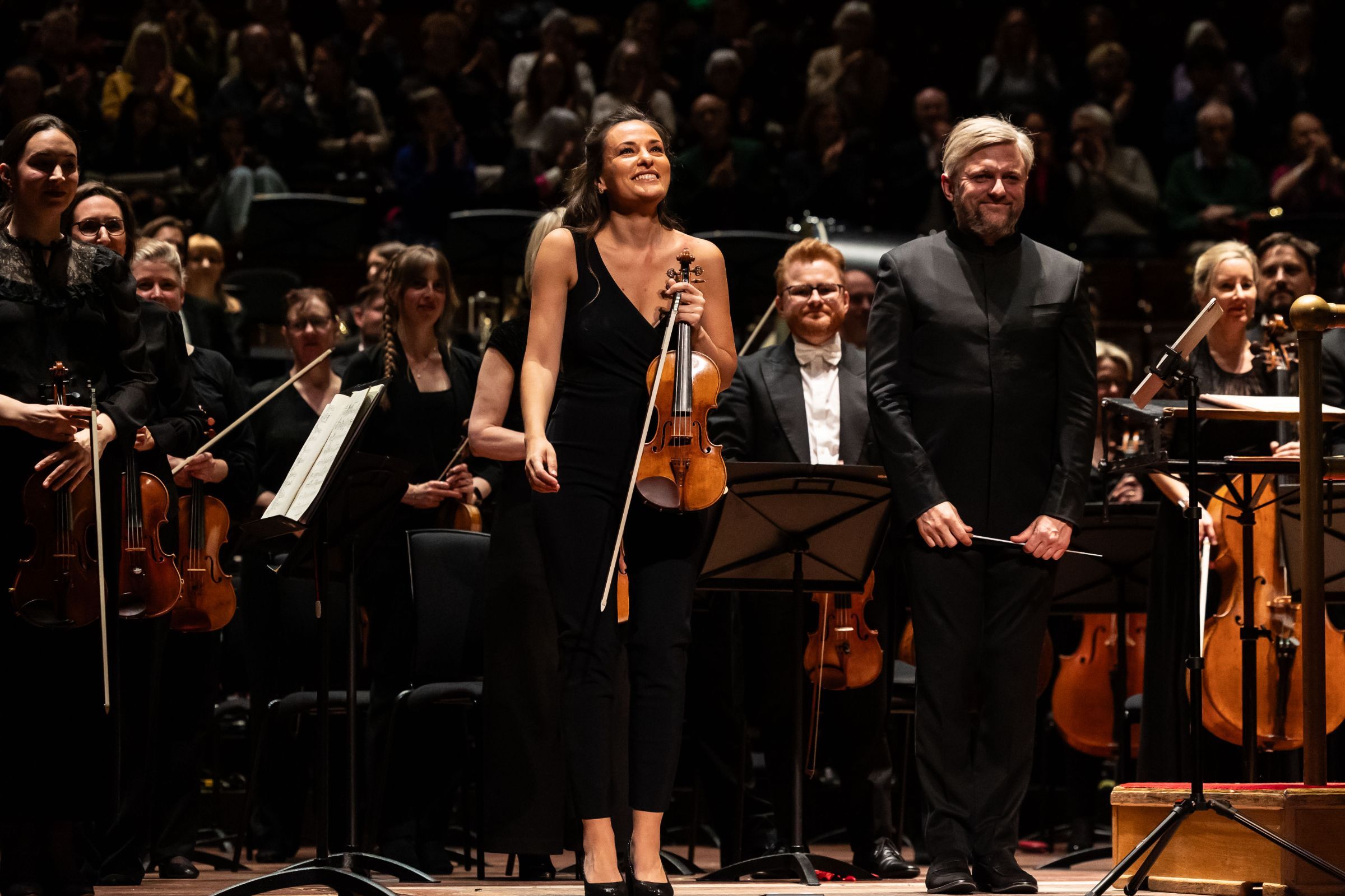Nicola Benedetti, Kirill Karabits and the Royal Scottish National Orchestra &copy; Sally Jubb