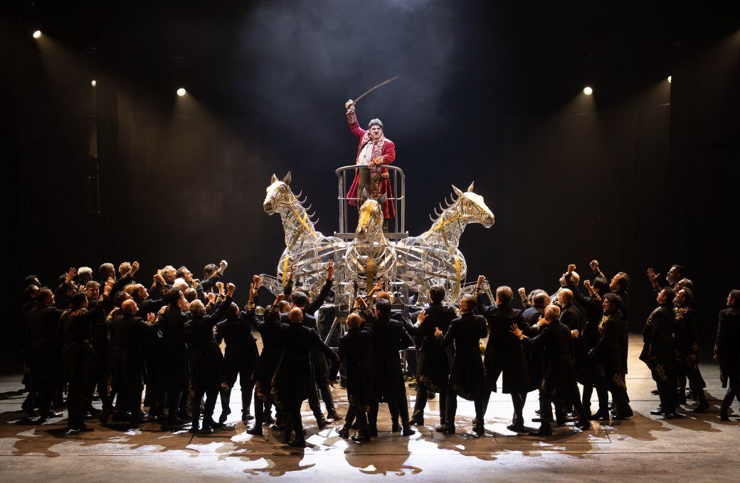 Luca Salsi (Nabucco) und Ensemble &copy; Brescia e Amisano | Teatro alla Scala