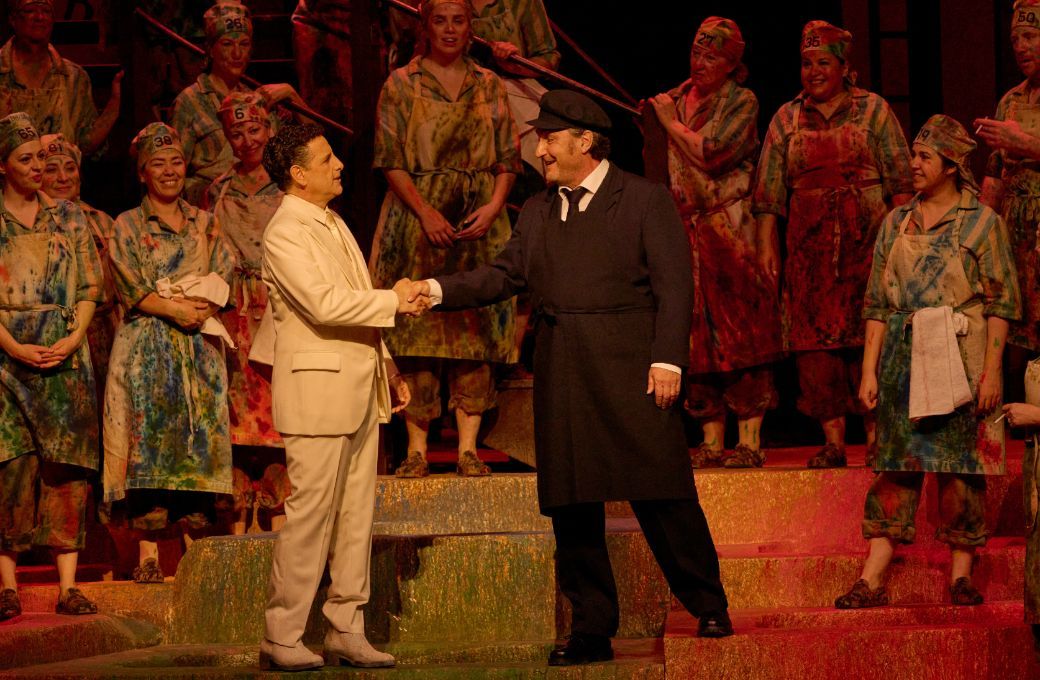 Juan Diego Fl&oacute;rez (Nadir) und Ludovic T&eacute;zier (Zurga) &copy; Wiener Staatsoper | Michael P&ouml;hn
