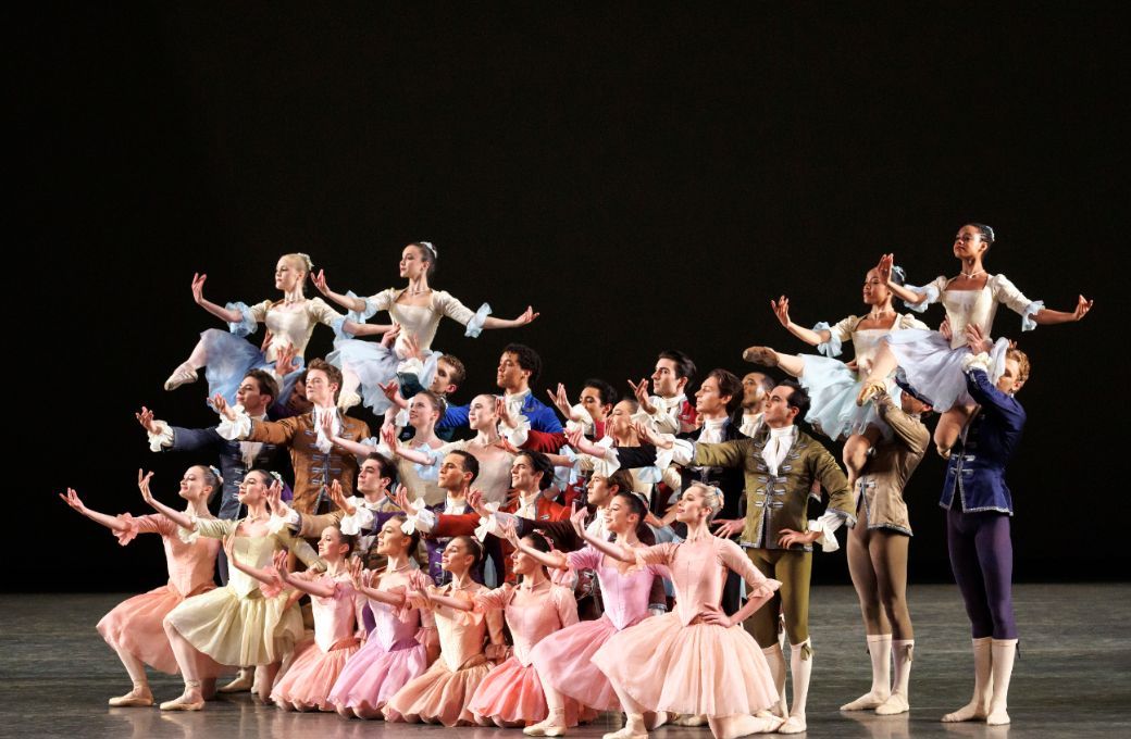 New York City Ballet in Jerome Robbins&rsquo; <i>Goldberg Variations</i> &copy; Erin Baiano