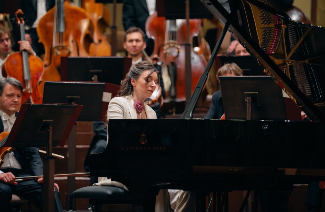 Yulianna Avdeeva and the Gewandhausorchester Leipzig &copy; Gewandhaus | Martin Seifert
