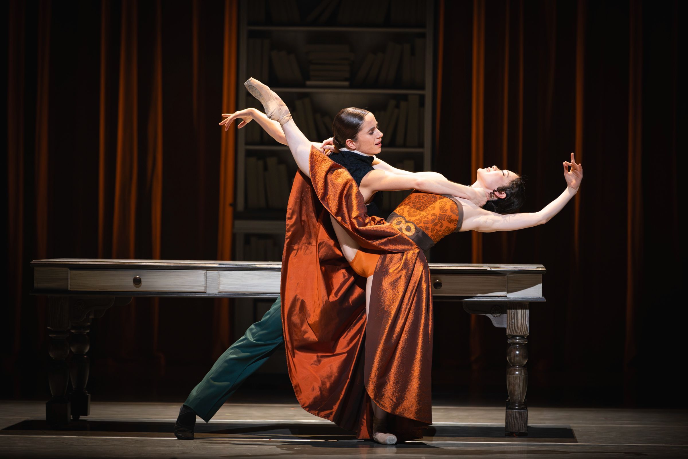 Gemma Coutts and Saeka Shirai in <i>Gentleman Jack</i> © Emily Nuttall