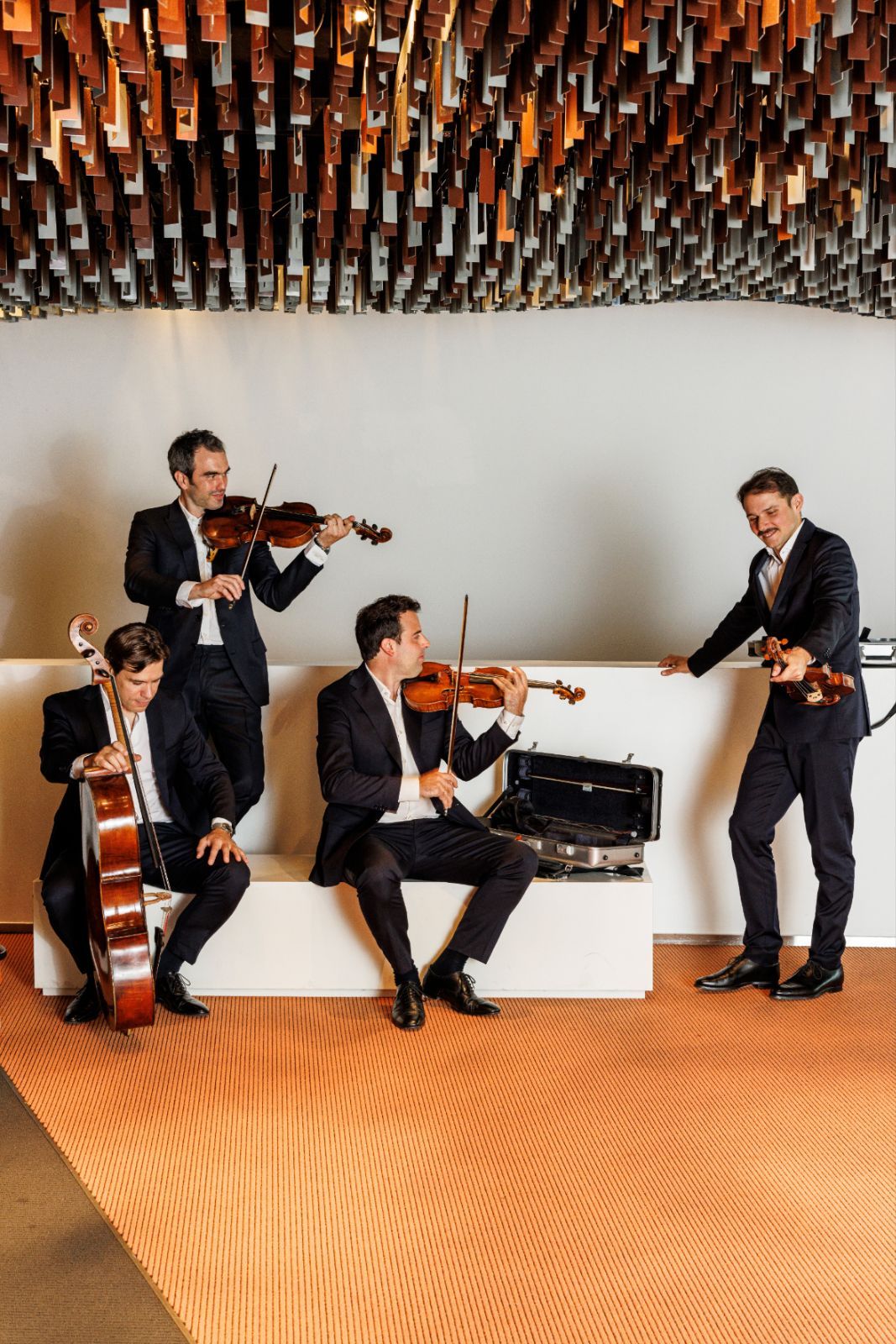 Le Quatuor Modigliani © Stéphanie Lacombe - PINK - Saif Images