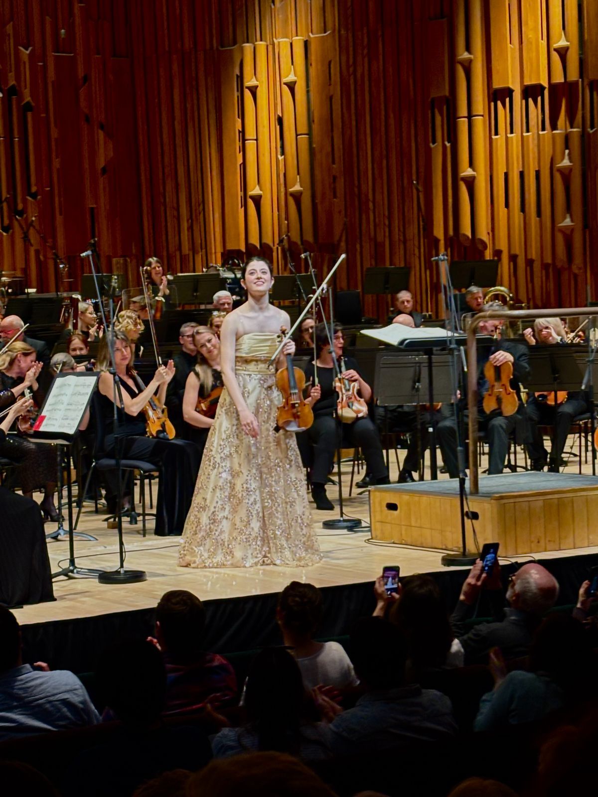 María Dueñas and the BBC Symphony Orchestra &copy; Mark Pullinger
