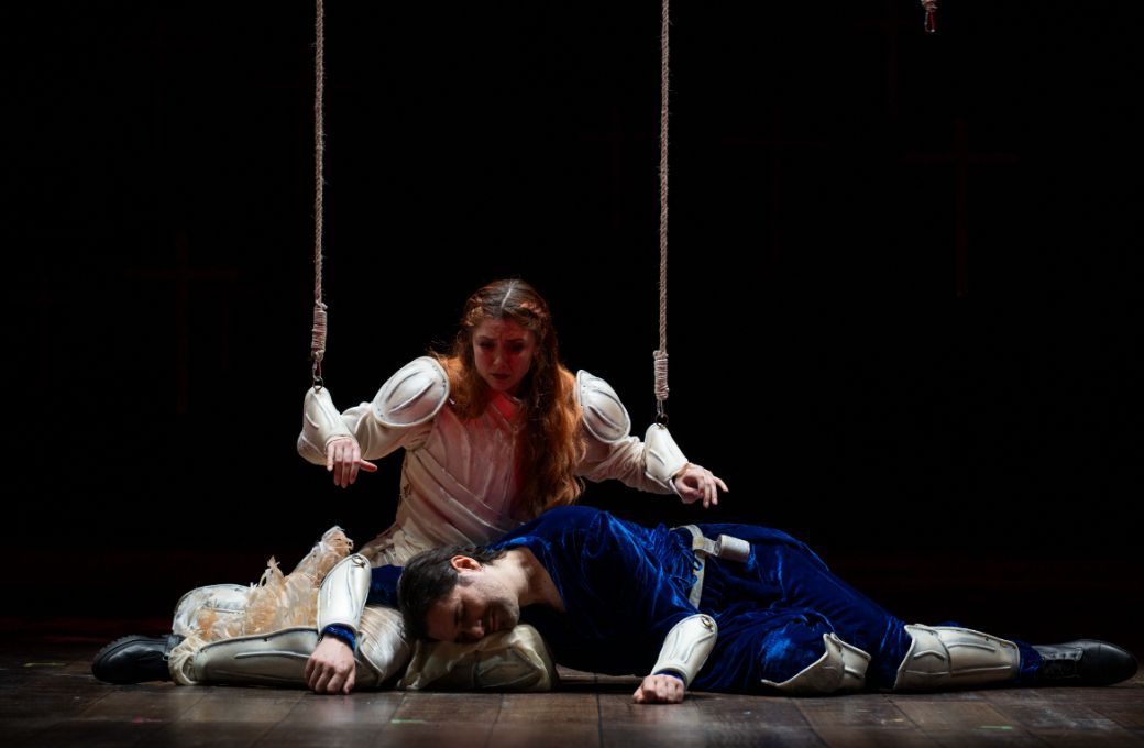 Martina Russomanno (Amenaide) and Carlo Vistoli (Tancredi) © Fabrizio Sansoni | Teatro dell'Opera di Roma