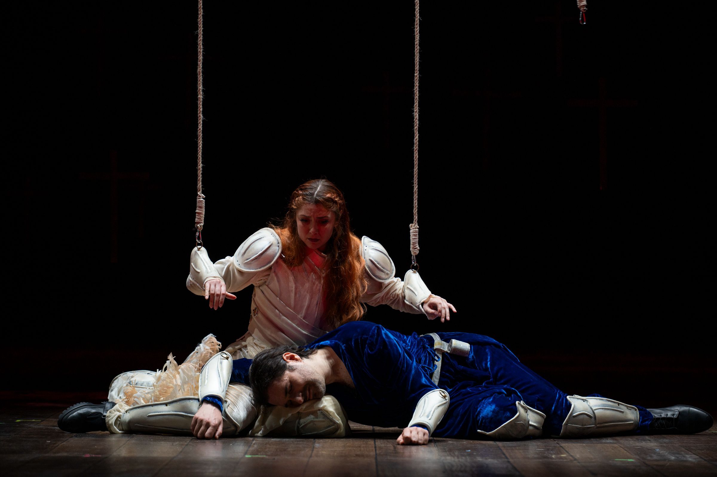 Martina Russomanno (Amenaide) and Carlo Vistoli (Tancredi) © Fabrizio Sansoni | Teatro dell'Opera di Roma