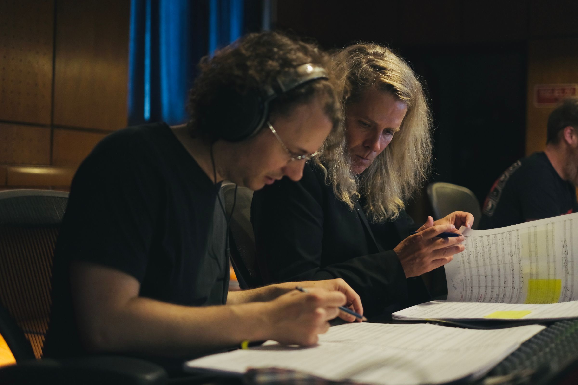 Nathan Henninger with audio producer Anton Langer &copy; Viktor Szende | NateChet Music