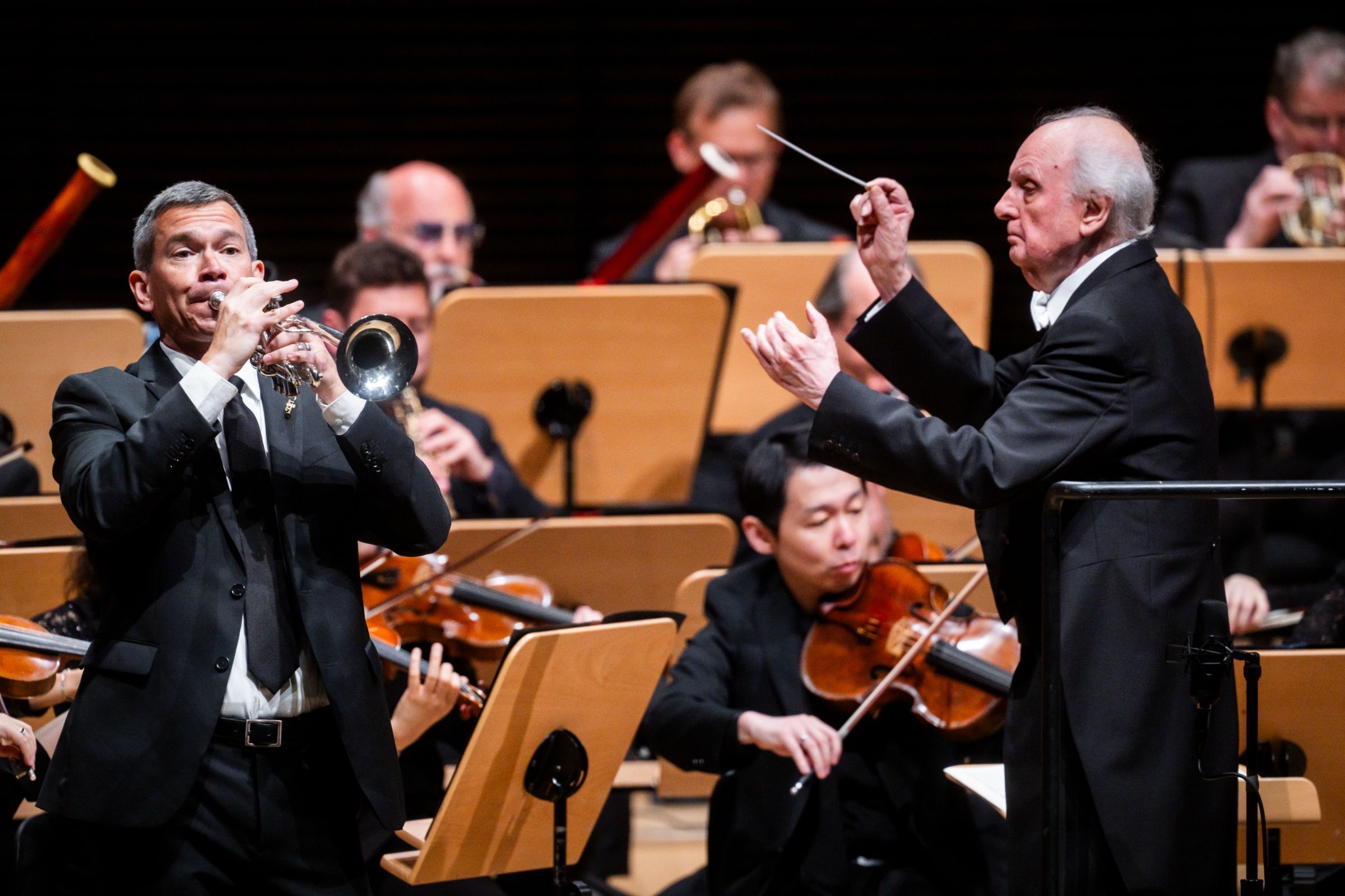 Christopher Martin, Marek Janowski and the New York Philharmonic &copy; Chris Lee