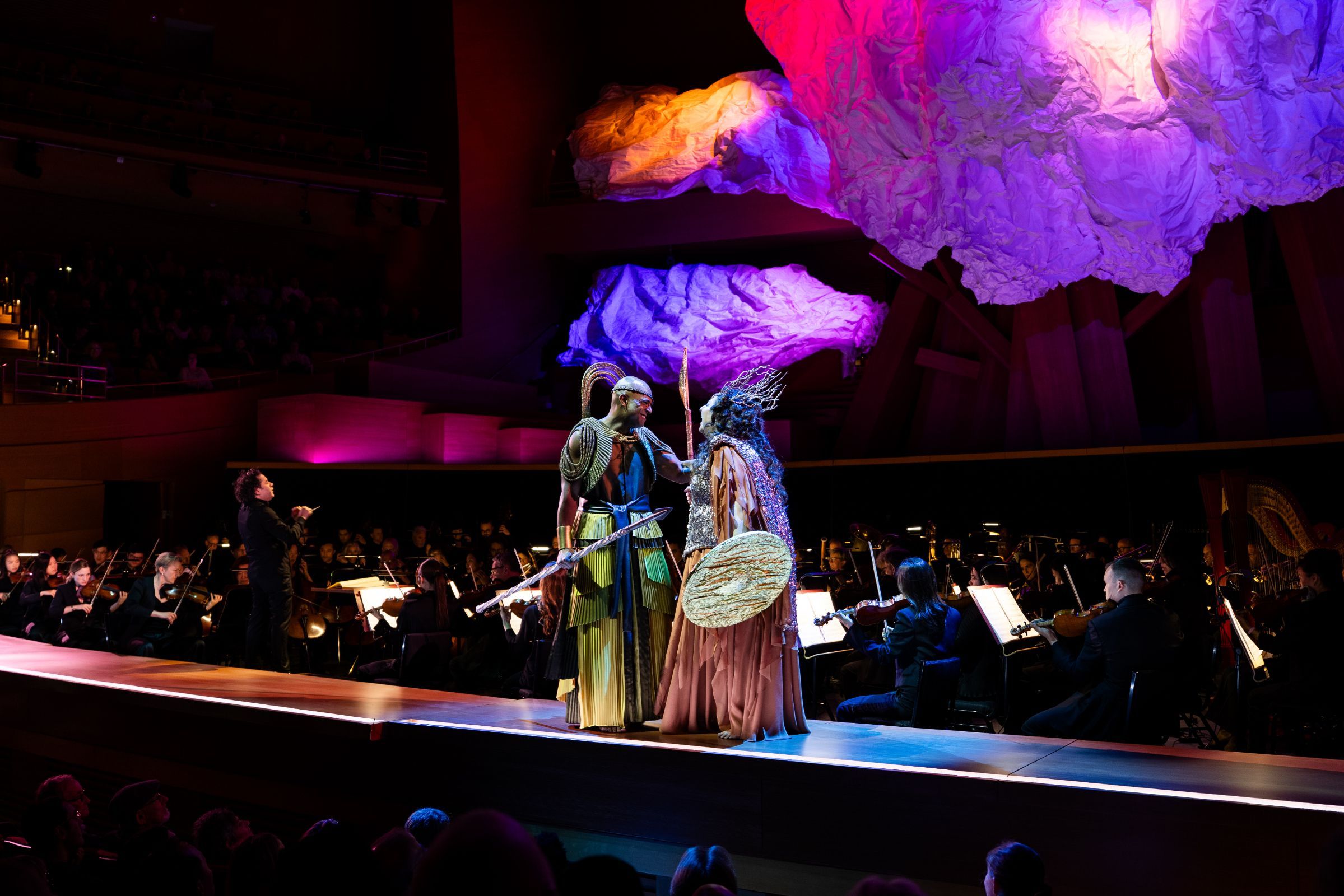 Ryan Speedo Green (Wotan) and Christine Goerke (Brünnhilde) &copy; Elizabeth Asher