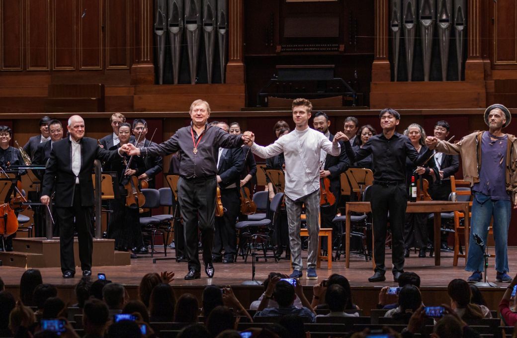 <i>Mozart and Salieri</i> curtain call &copy; Chris P. Lim | Singapore Symphony Orchestra