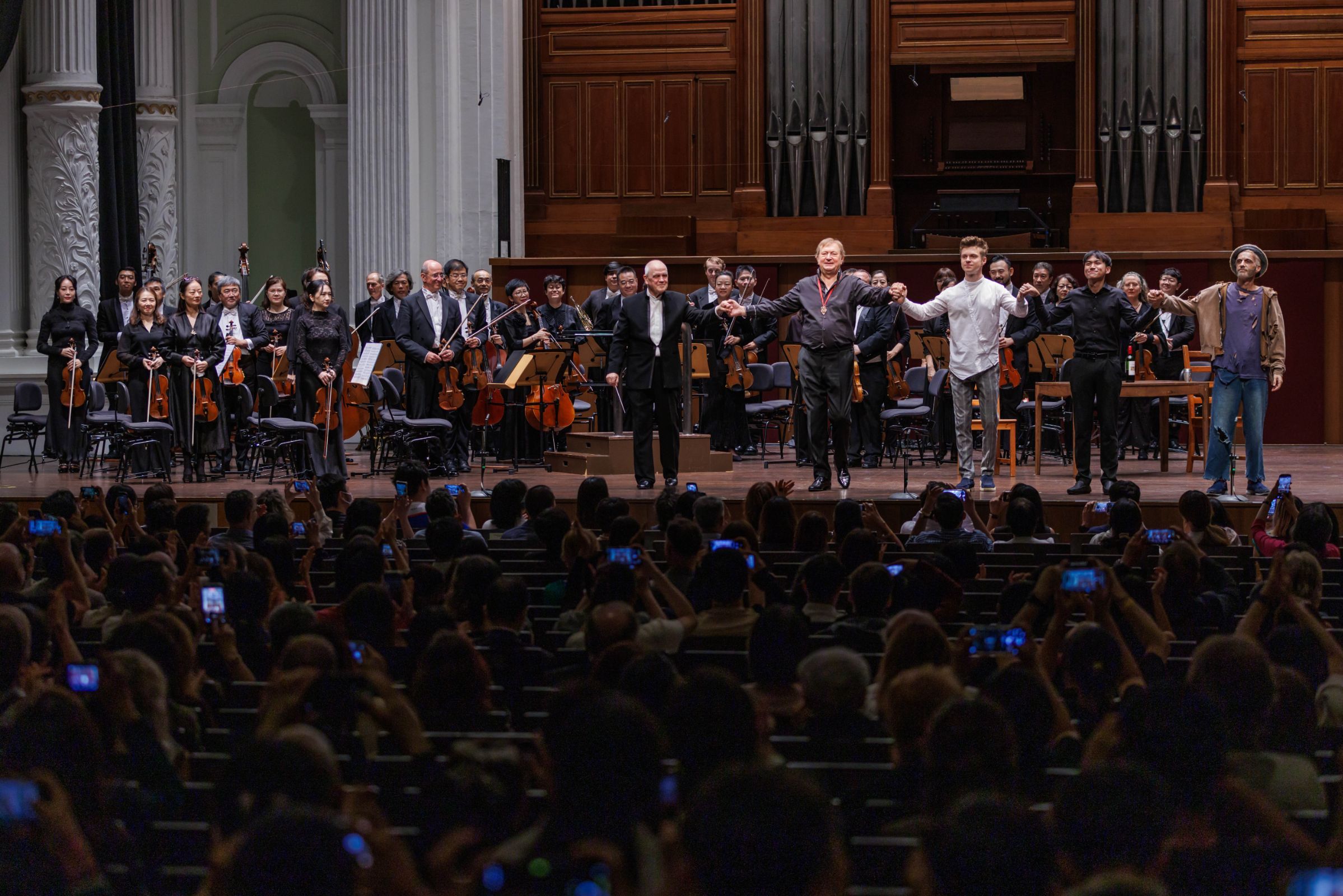 <i>Mozart and Salieri</i> curtain call &copy; Chris P. Lim | Singapore Symphony Orchestra