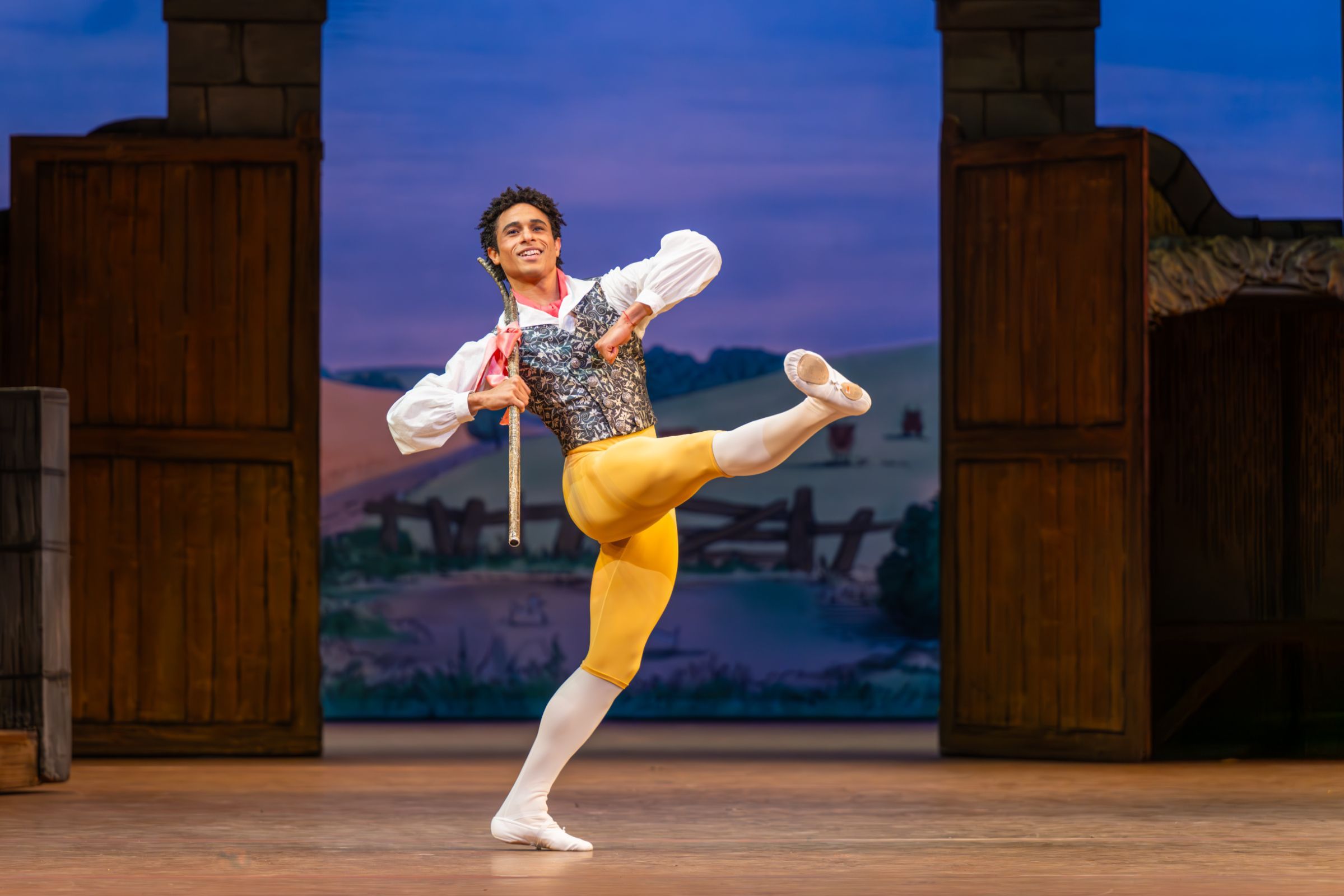 Patricio Revé as Colas in Ashton’s <i>La Fille mal gardée</i> &copy; RBO 2026. Photographed by Mihaela Bodlovic