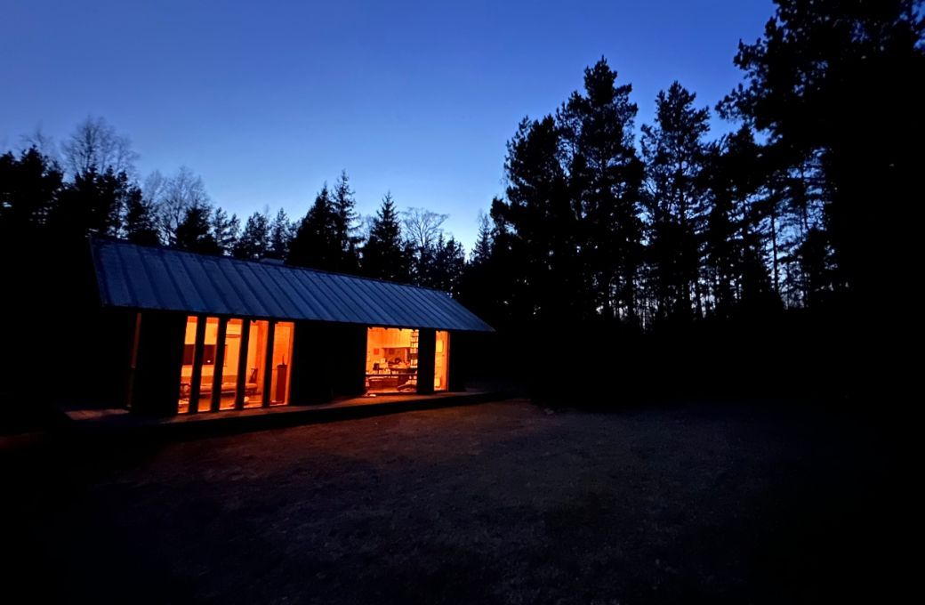 Erkki-Sven Tüür’s studio at twilight © Erkki-Sven Tüür