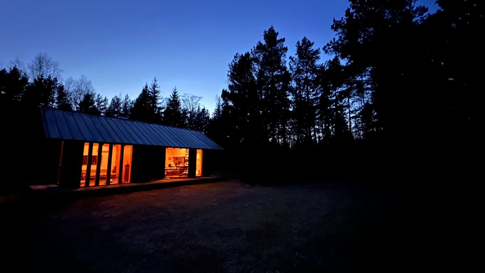 Erkki-Sven Tüür’s studio at twilight © Erkki-Sven Tüür