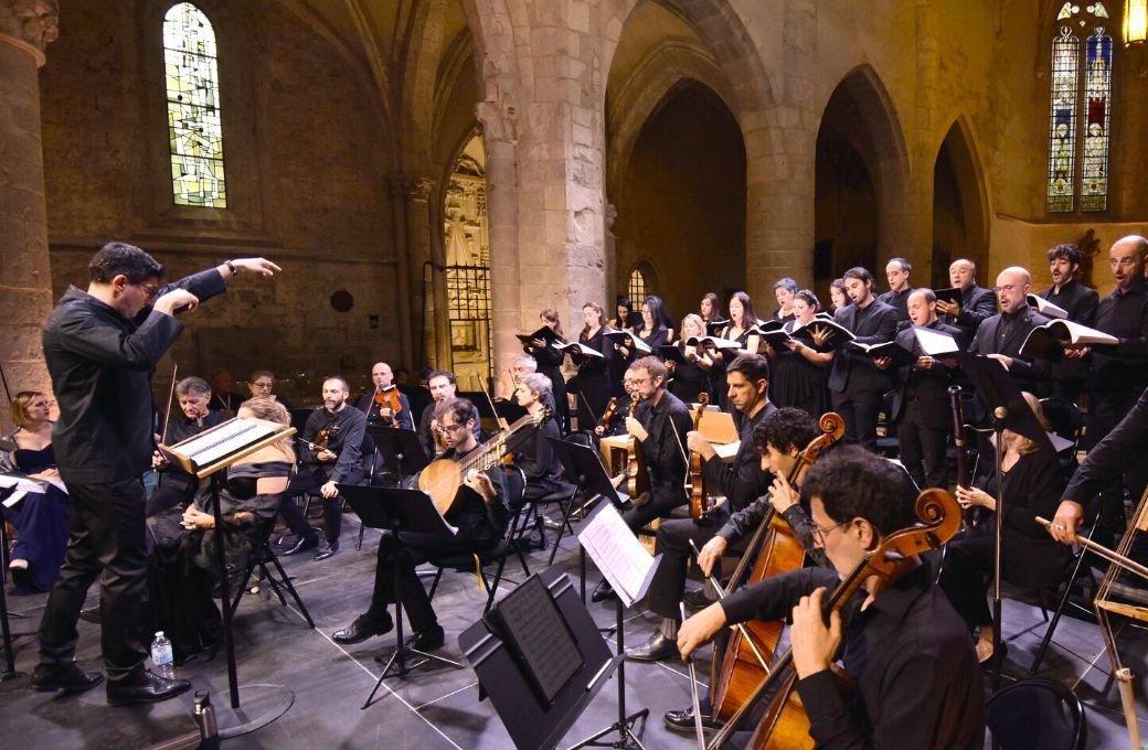 Giulio Prandi conducts Coro e Orchestra Ghislieri &copy; Bertrand Pichene