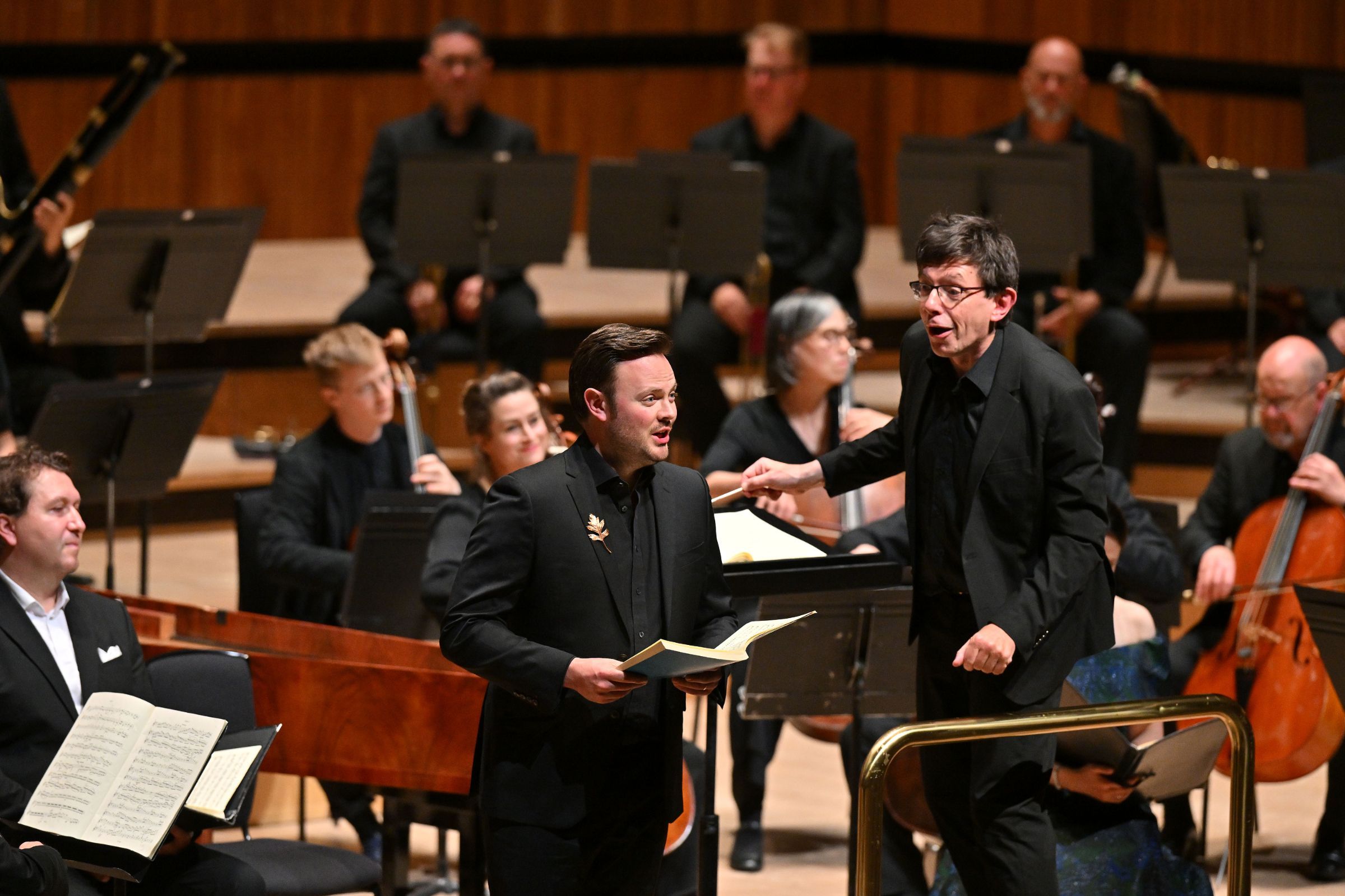 Nick Pritchard, Václav Luks and the Orchestra of the Age of Enlightenment © Mark Allan