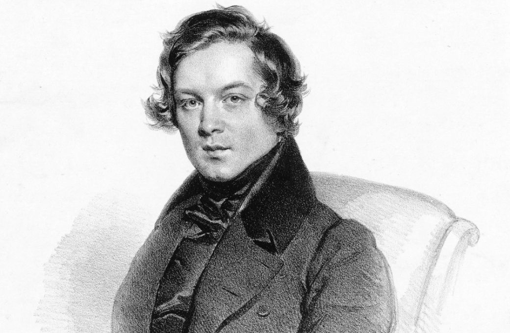 Robert Schumann, 1839 lithograph by Josef Kriehuber &copy; Public domain
