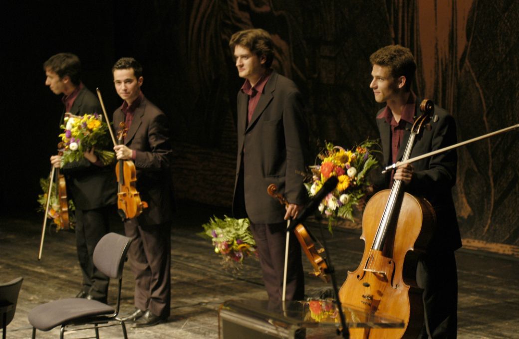 Le Quatuor Ébène au Concours de l'ARD 2004 © Harald Frey