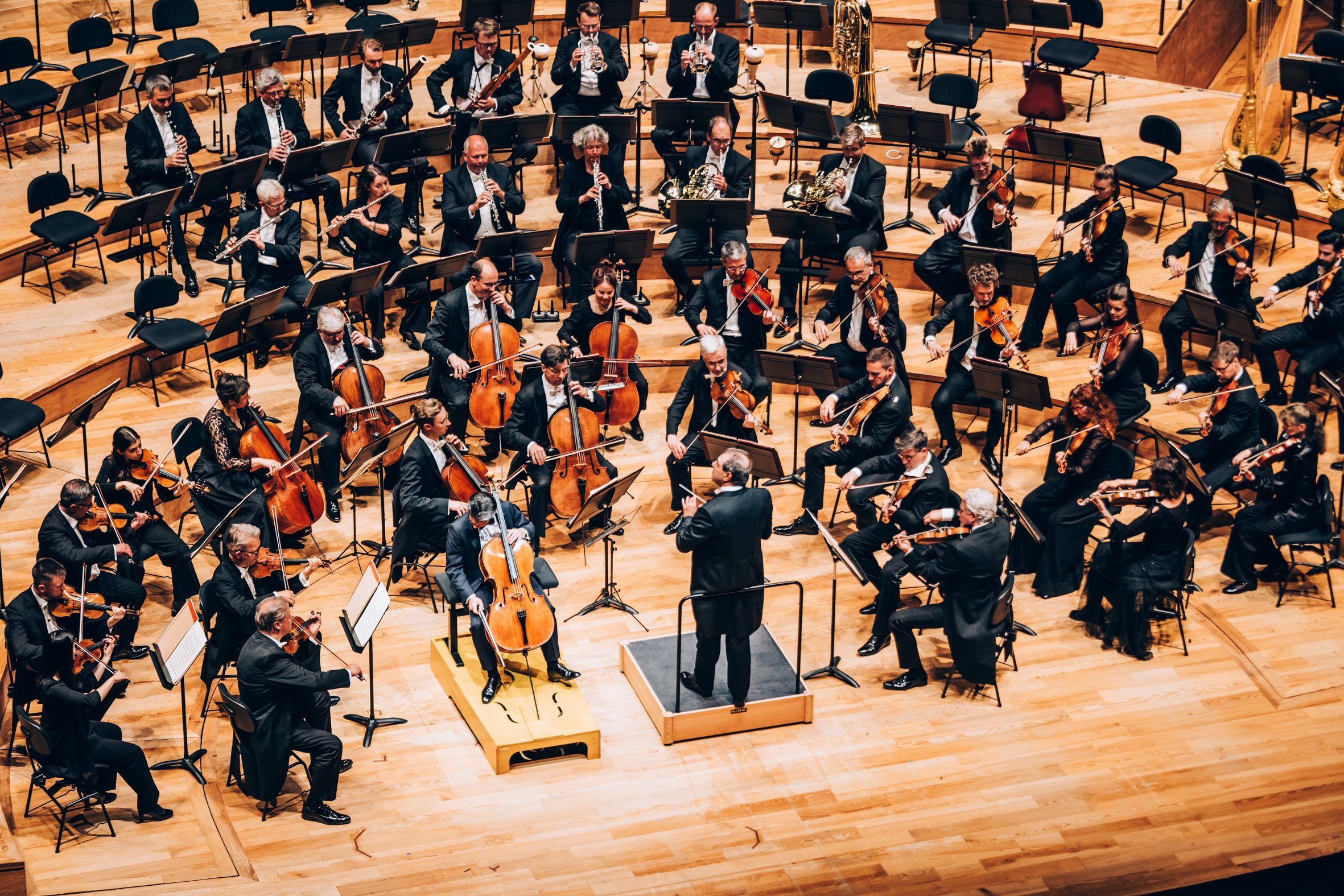 Gautier Capuçon, Daniele Gatti et la Staatskapelle de Dresde à la Philharmonie © Clément Savel