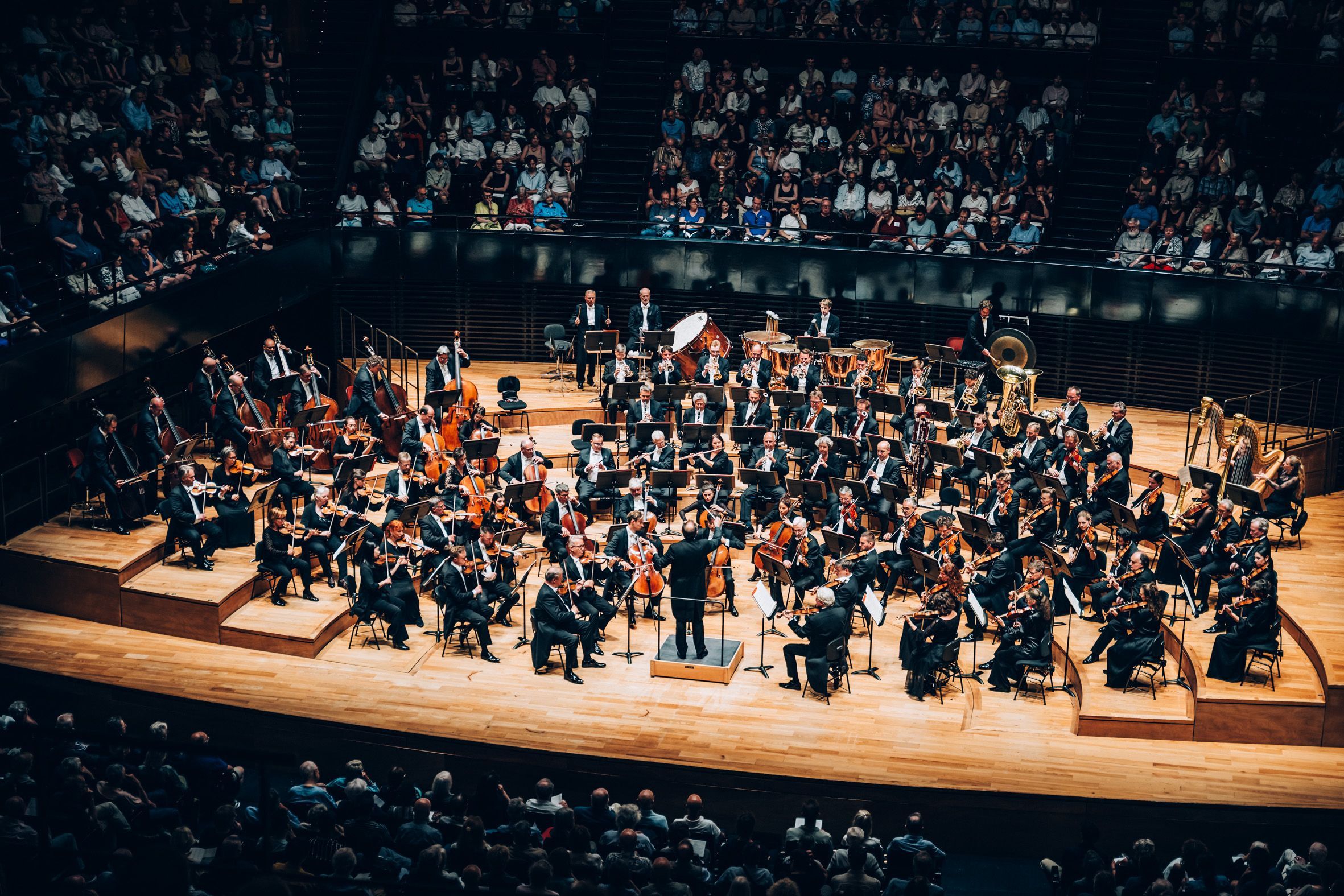 Daniele Gatti dirige la Staatskapelle de Dresde à la Philharmonie © Clément Savel