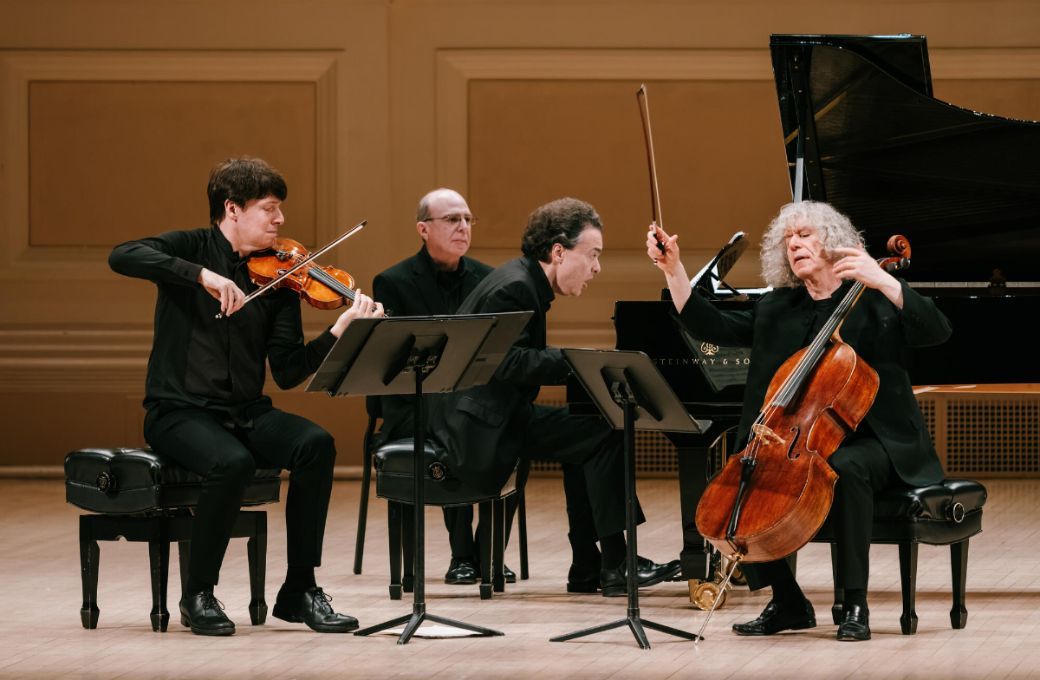 Joshua Bell, Evgeny Kissin and Steven Isserlis &copy; Fadi Kheir