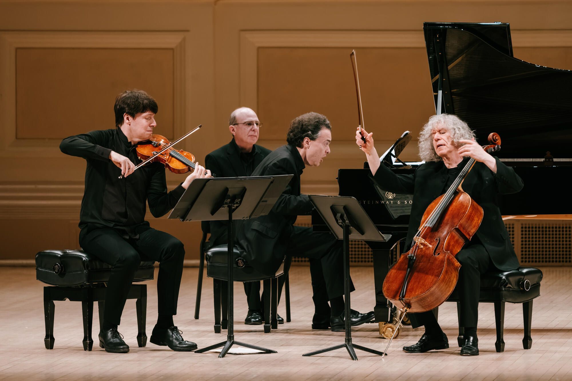 Joshua Bell, Evgeny Kissin and Steven Isserlis &copy; Fadi Kheir
