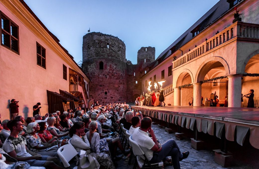 Collegium Musica Riga perform at Bauska Castle © Edgars Namiķis