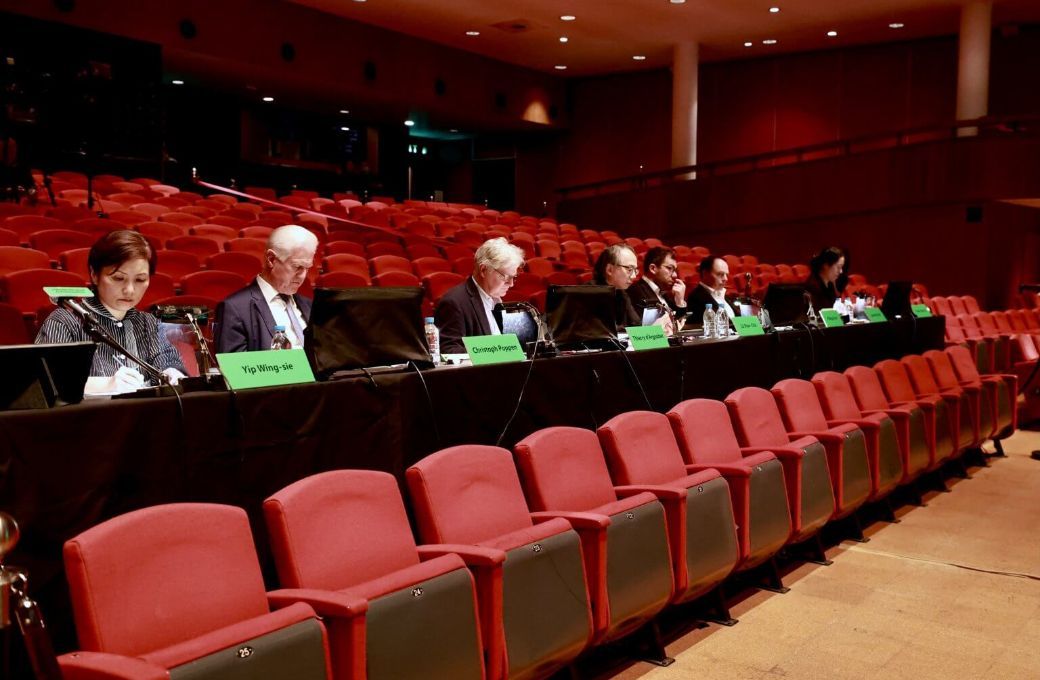 Jury panel at Hong Kong International Conducting Competition &copy; HK Sinfonietta Ltd