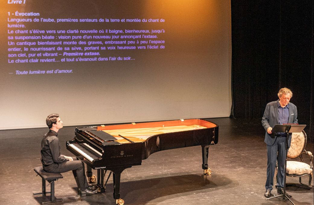 Gabriel Cassagnes et Jean-Yves Clément au Théâtre des Lices © Éric Champelovier
