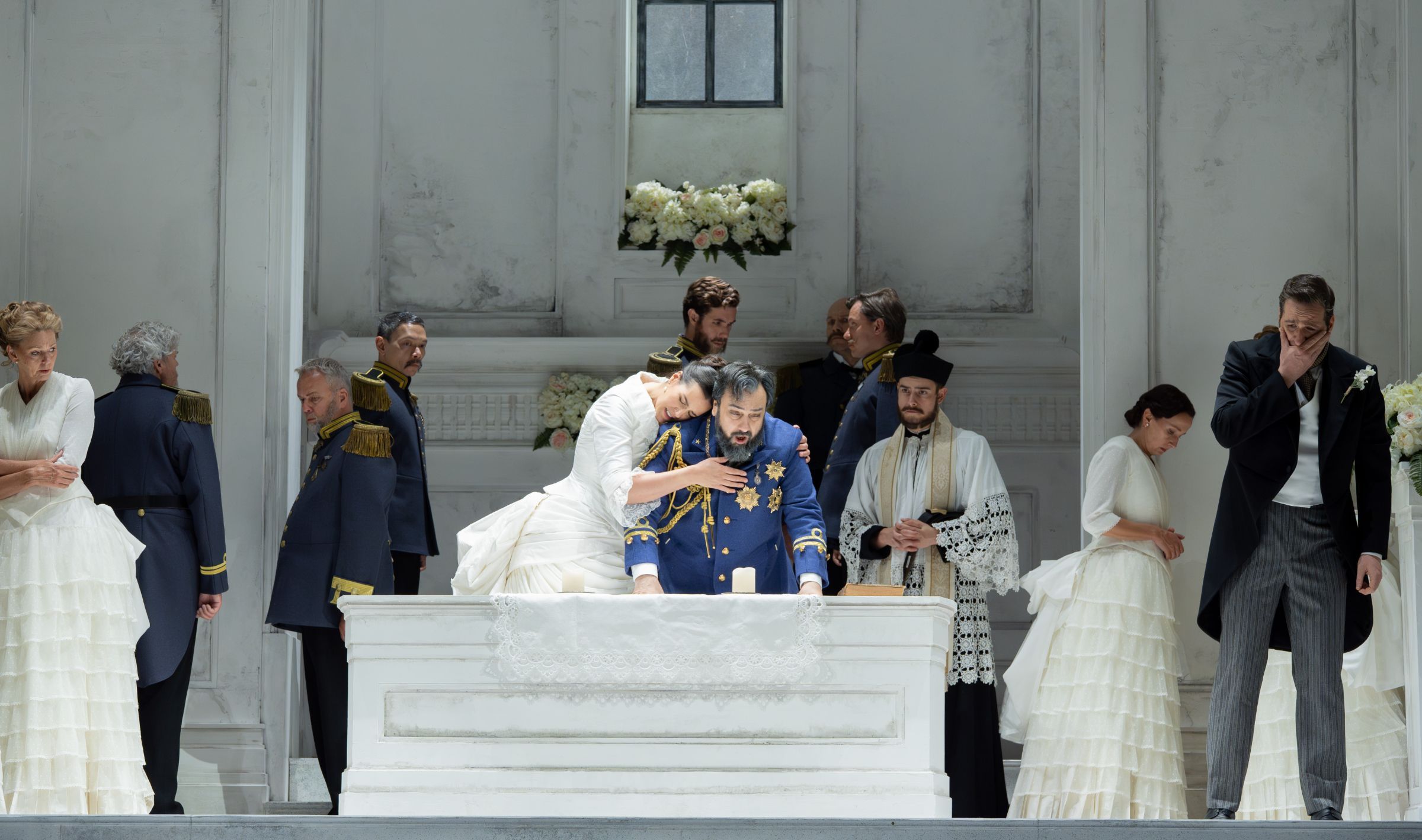 Federica Lombardi (Amelia) and George Petean (Simon Boccanegra) &copy; Dutch National Opera | Ben van Duin
