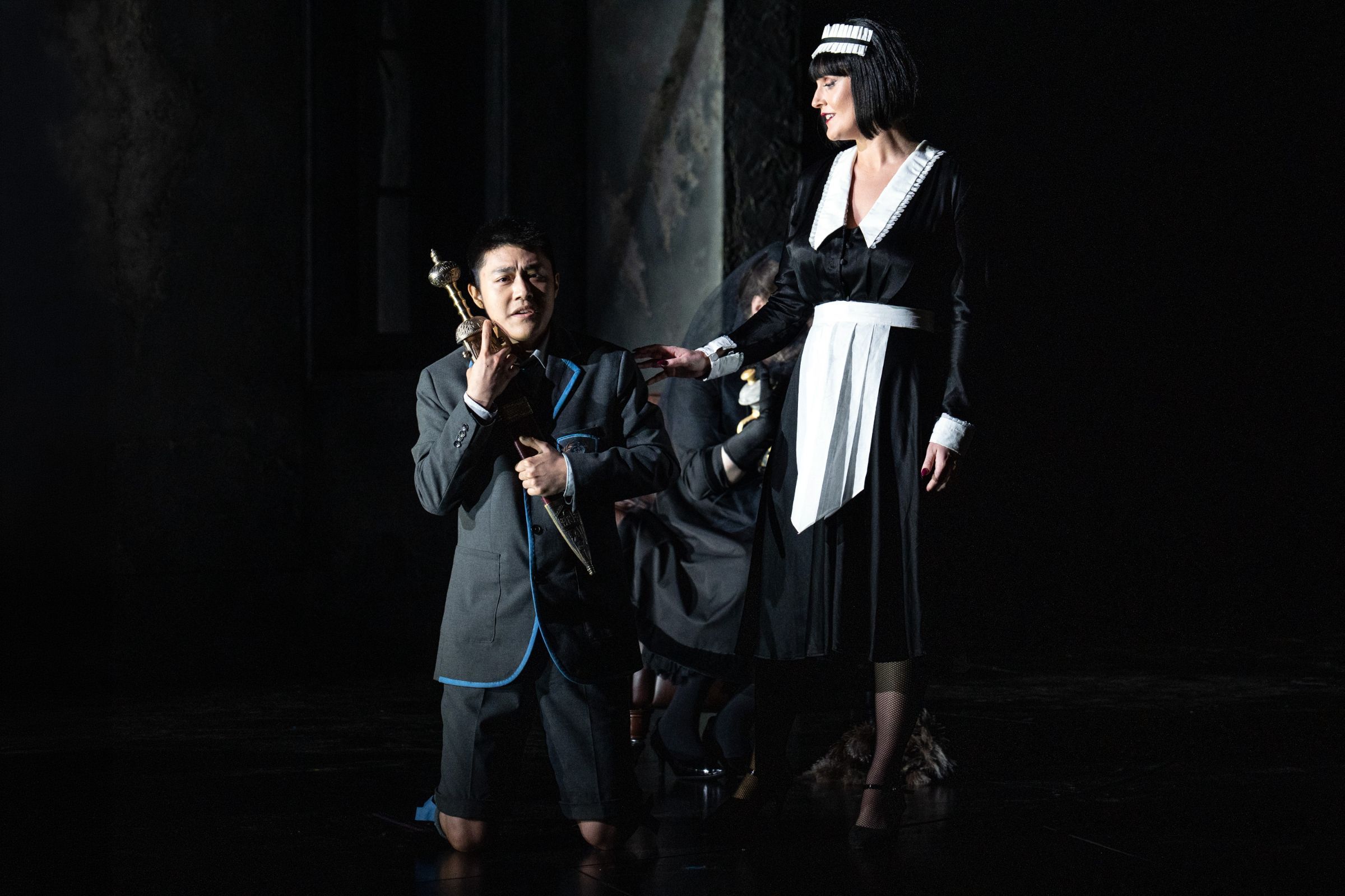 Zheng Jiang (Sesto) and Sarah Brady (Cleopatra) &copy; Richard Hubert Smith