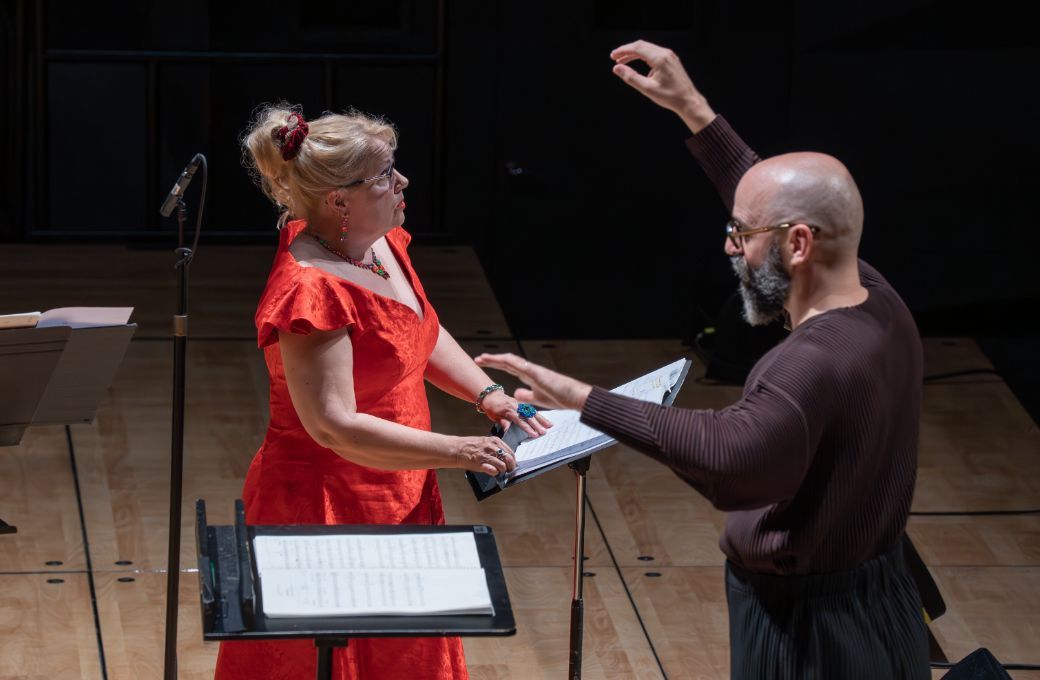 Anu Komsi et Pierre Bleuse &copy; Anne-&Eacute;lise Grosbois