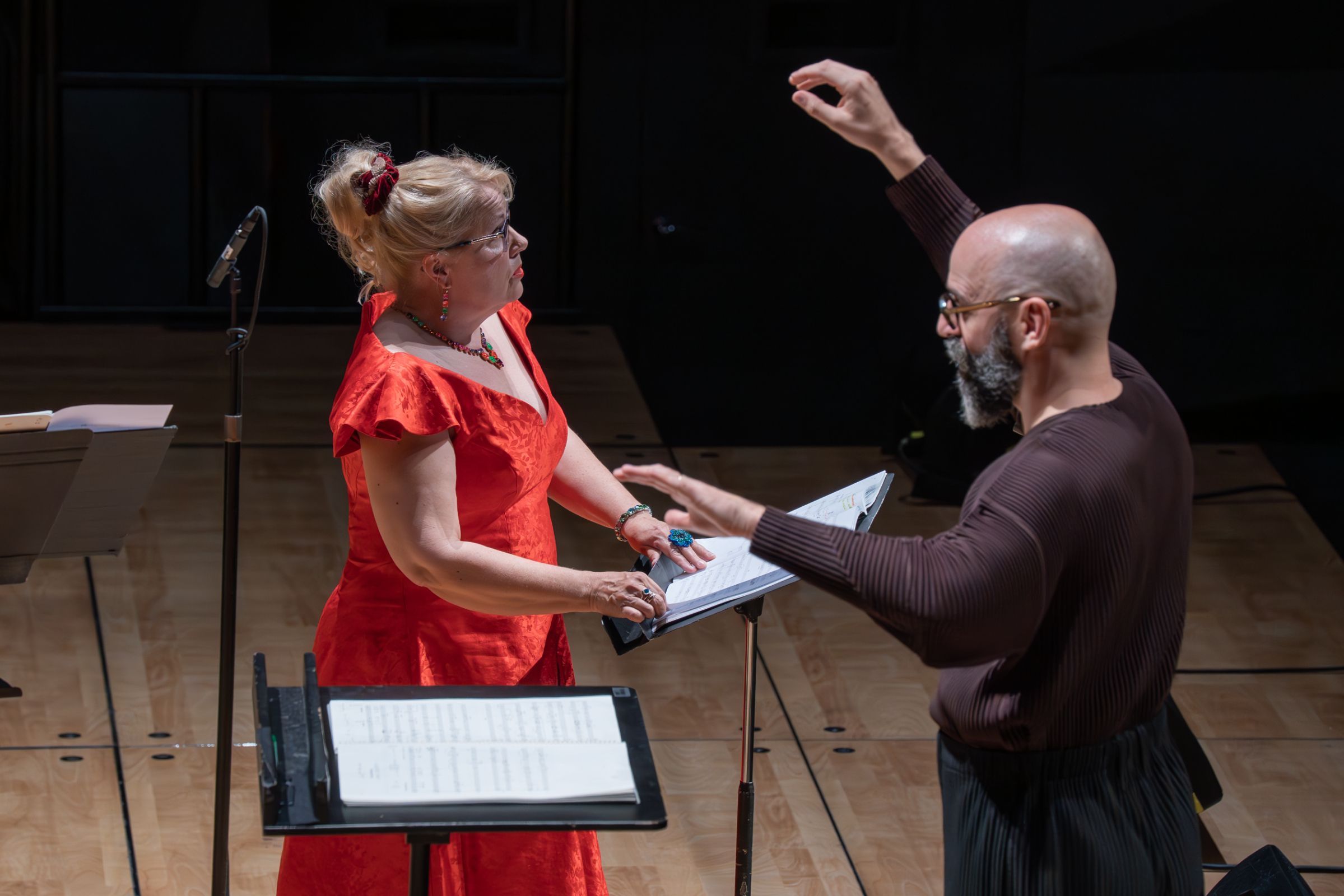 Anu Komsi et Pierre Bleuse &copy; Anne-Élise Grosbois