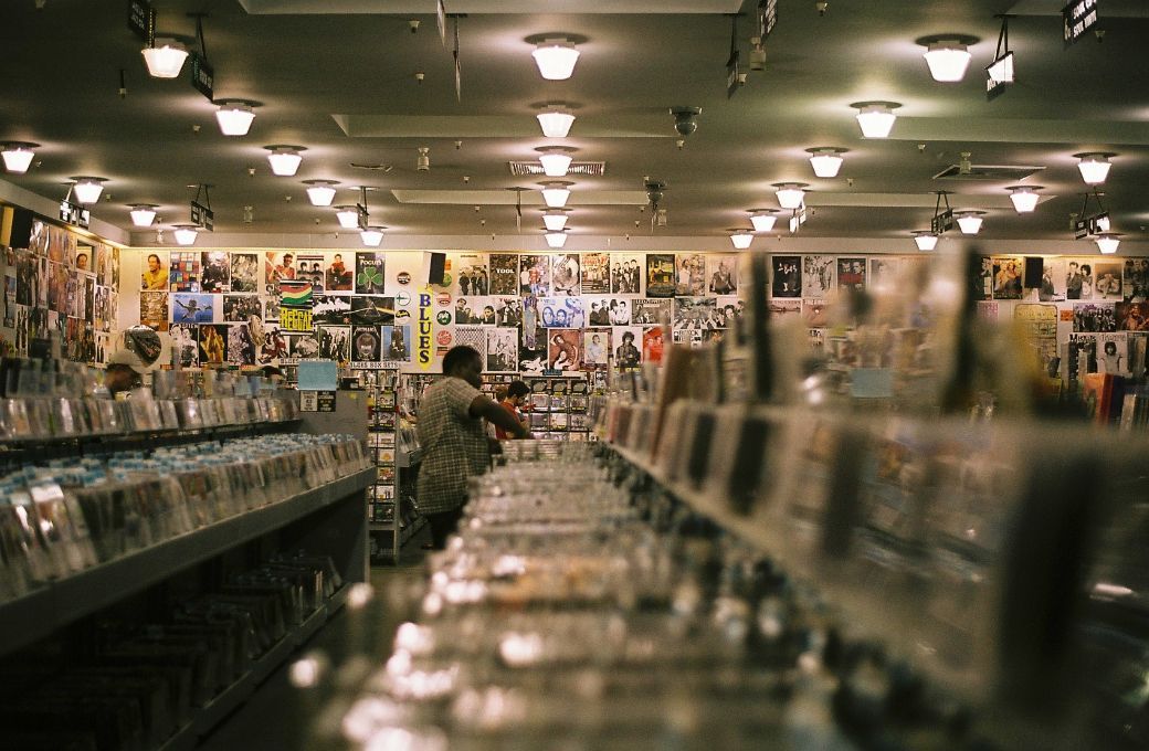 Amoeba Records, San Francisco, 2008 © Laura Thorne