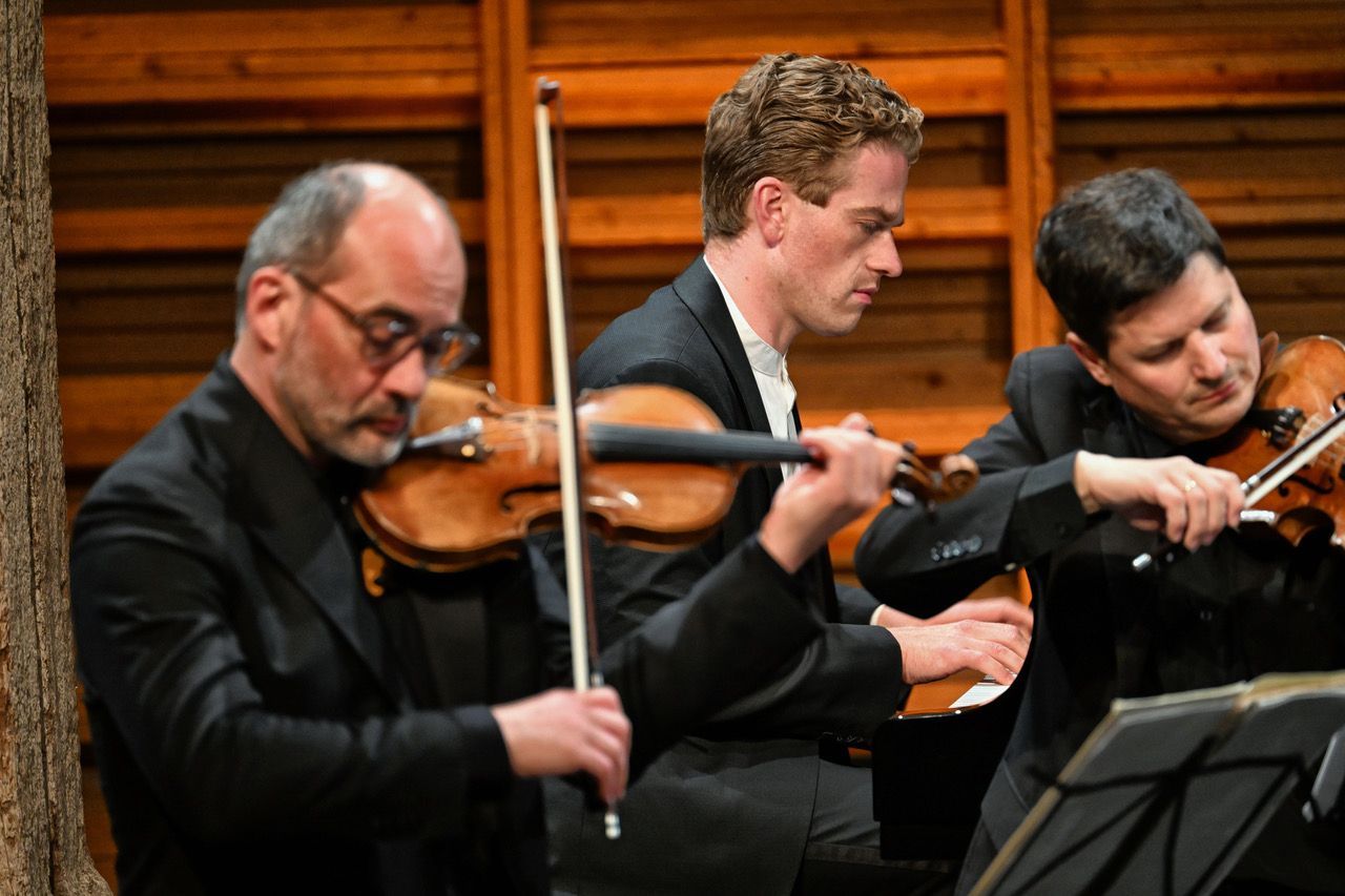 Joseph Moog à la Grange de Meslay, au côté du Quatuor Talich &copy; Gérard Proust