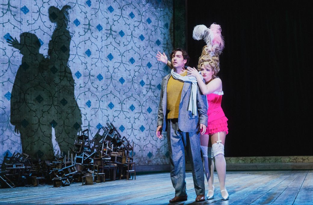 Attilio Glaser (Hoffmann) und Hedwig Ritter (Giulietta) © Marco Sommer | Volksoper Wien