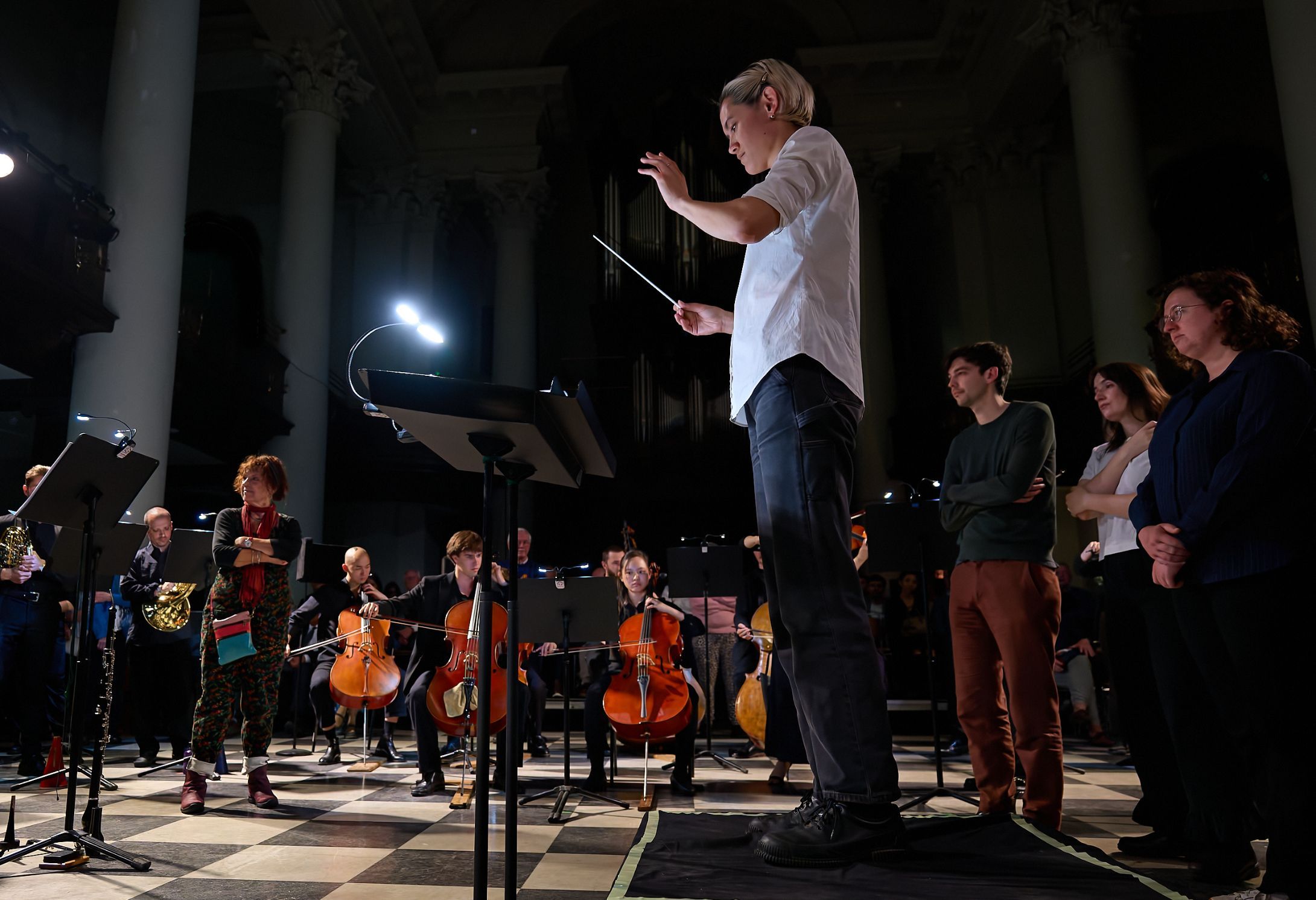 Stephanie Childress conducts Sinfonia Smith Square &copy; Sophie Oliver Photography