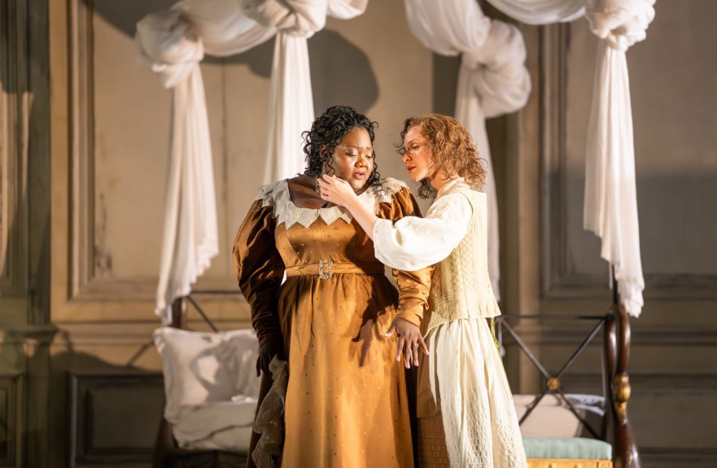 Masabane Cecilia Rangwanasha (Countess) and Svetlina Stoyanova (Cherubino) © RBO | Mihaela Bodlovic