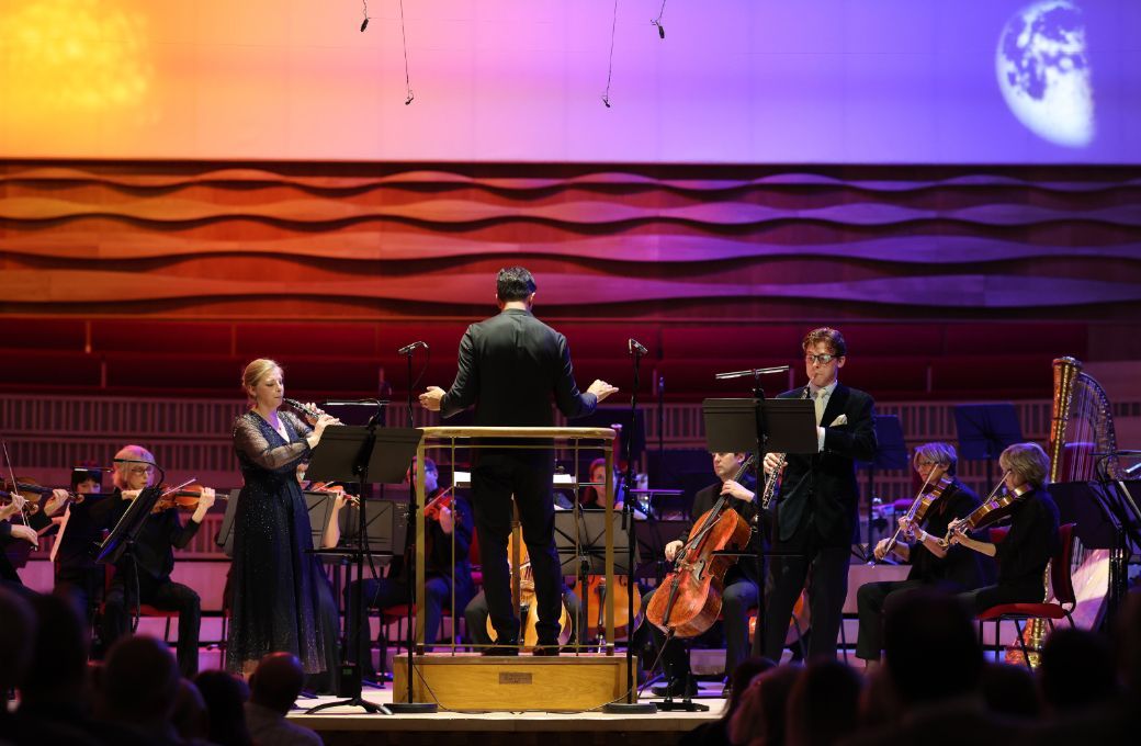 Helena Mackie, Domingo Hindoyan and Drake Gritton &copy; Gareth Jones