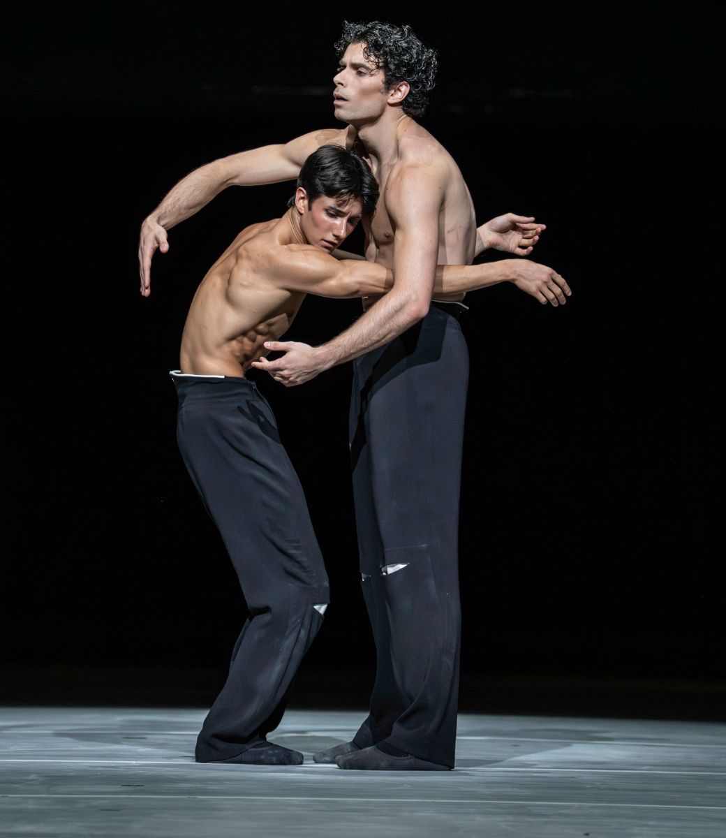 Caspar Lench and Ravi Cannonier-Watson in <i>Salle de danse</i> &copy; The Royal Ballet 2026. Johan Persson