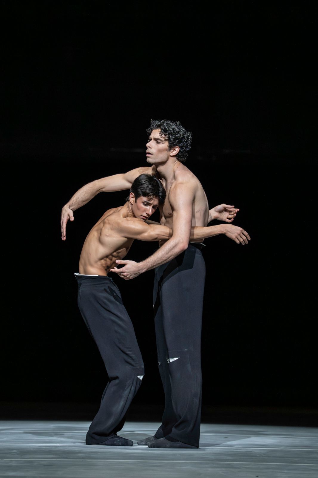 Caspar Lench and Ravi Cannonier-Watson in <i>Salle de danse</i> &copy; The Royal Ballet 2026. Johan Persson
