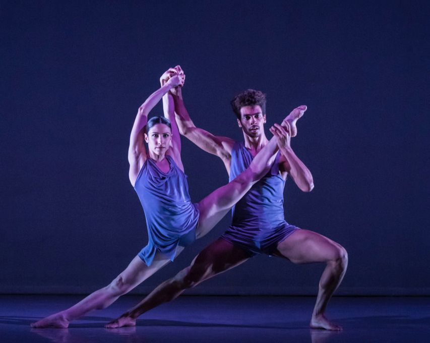 Brenda Lee Grech and Liam Francis in Wayne McGregor&rsquo;s <i>PreSentient</i> &copy; Johan Persson