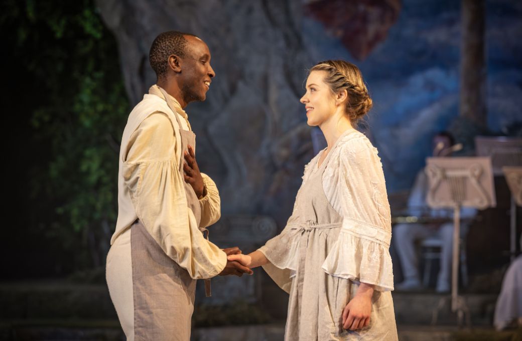 Innocent Masuku (Eurimaco) and Rowan Pierce (Melanto) &copy; Craig Fuller