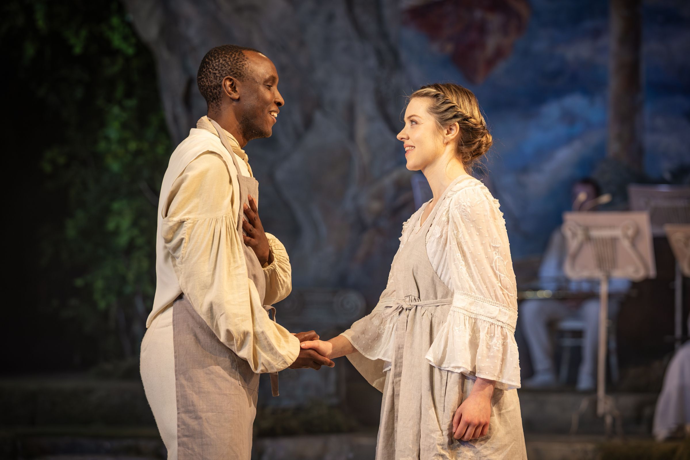 Innocent Masuku (Eurimaco) and Rowan Pierce (Melanto) &copy; Craig Fuller