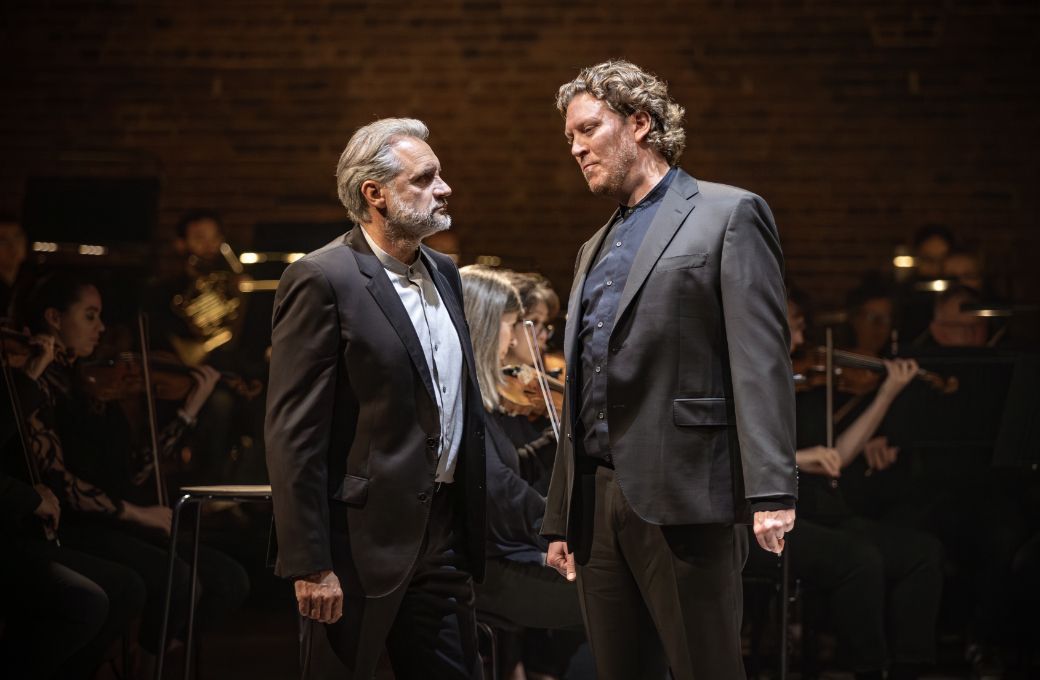 Nicolas Testé (Arkel) and Gordon Bintner (Golaud) © Craig Fuller