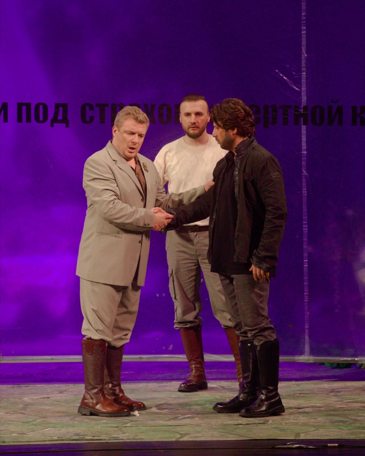 Alexei Botnarciuc (René), Dumitru Mîțu (Vaudémont) and Andrey Zhilikhovsky (Robert) &copy; Andrei Grigore