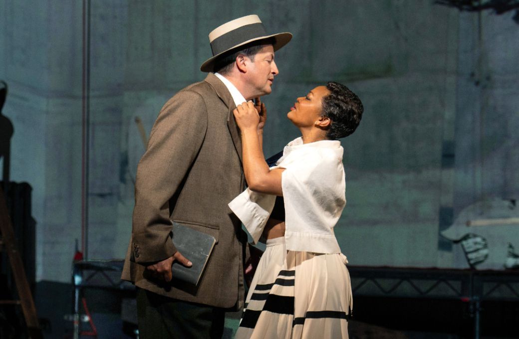 Krystian Adam (Orfeo) and Roseline Wilkens (dancer, Euridice) &copy; Glyndebourne Productions Ltd | Photo: Richard Hubert Smith