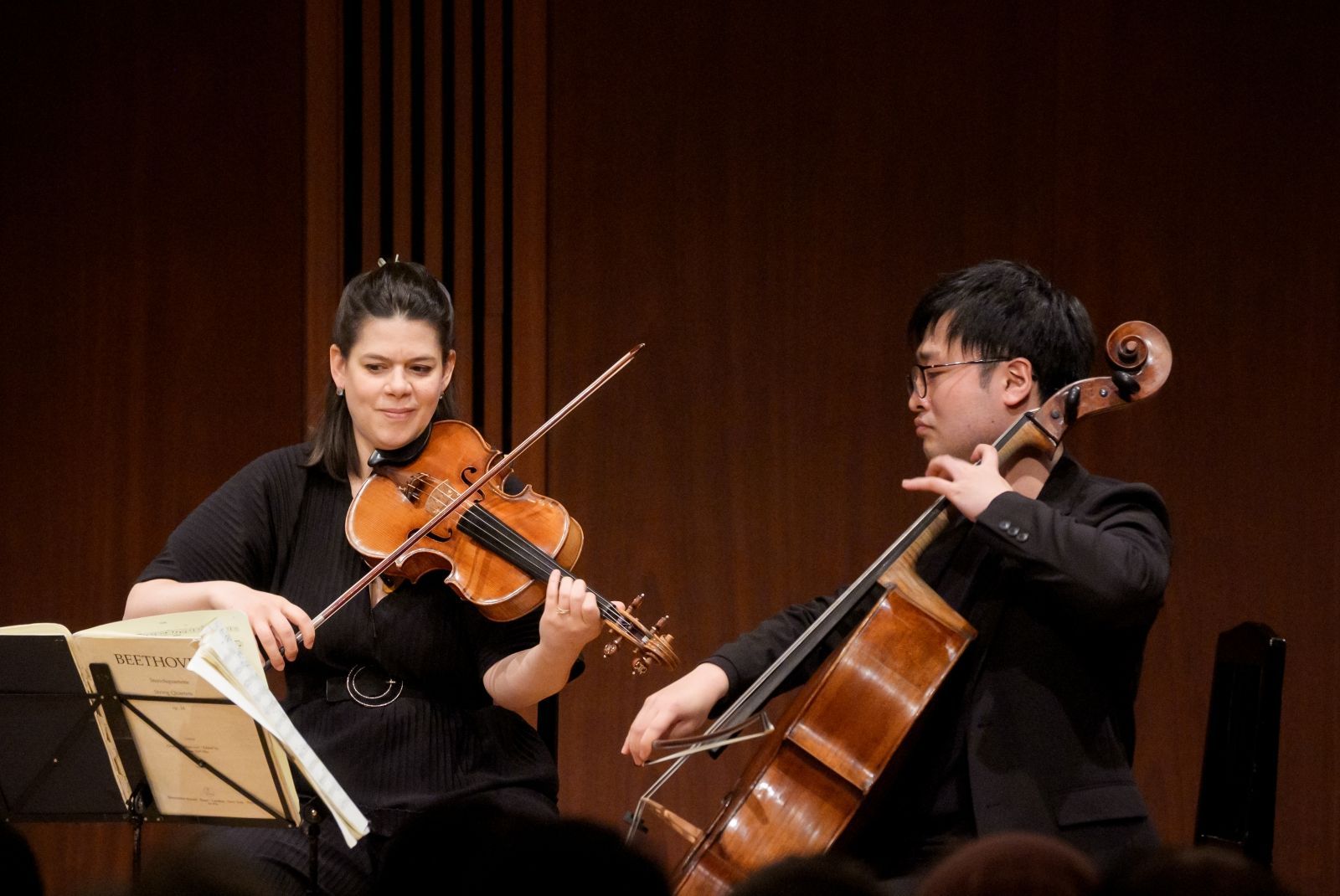 Marie Chilemme and Yuya Okamoto &copy; Koji Iida | Suntory Hall