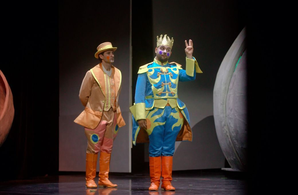 Dumitru Filip (Don Ramiro) and Alin Munteanu (Dandini) &copy; Andrei Grigore